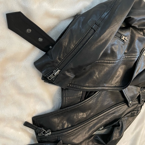 Mackage leather biker jacket - Picture 4 of 5